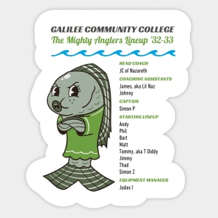 Galilee Community College - Christian Humor Sticker